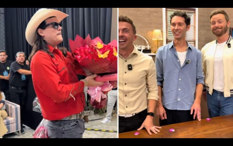 Christopher Kennedy Masterson, Justin Berfield y Frankie Muniz sonrieron divertidos ante la aparición del divertido 