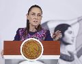 Durante su conferencia de prensa mañanera, la mandataria federal aseguró que la inflación no está por encima de otros años. EFE/ S. Gutierrez.