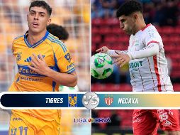 Tigres visita al Necaxa en Aguascalientes, en busca de asegurar su pase a la Liguilla. ESPECIAL / IMAGO7 y CANVA