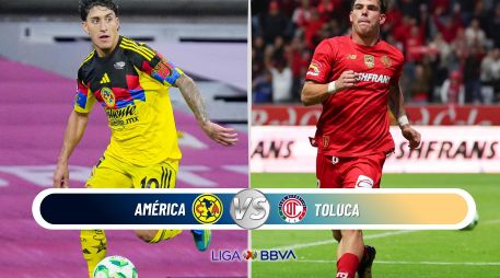 América se juega la clasificación ante el bicampeón Toluca en la recta final del torneo. ESPECIAL / IMAGO7 y CANVA