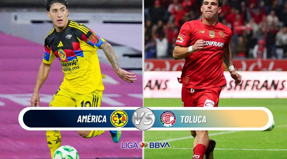 América se juega la clasificación ante el bicampeón Toluca en la recta final del torneo. ESPECIAL / IMAGO7 y CANVA