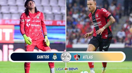 Atlas buscará romper su sequía goleadora y asegurar su lugar en la Liguilla frente a Santos Laguna en la cancha del Estadio TSM. ESPECIAL / IMAGO7 y CANVA
