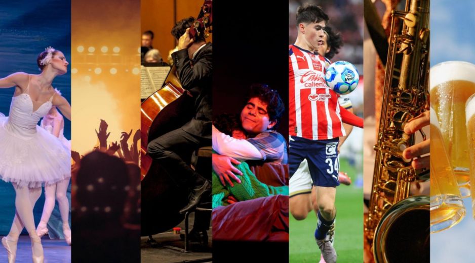 Teatro, música en vivo y experiencias únicas convierten a Guadalajara en el mejor plan del fin de semana. ESPECIAL