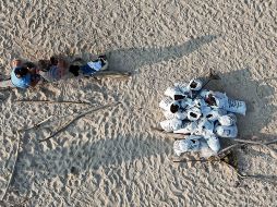 Pemex reportó la presencia de hidrocarburo en cuerpos de agua a la altura de la comunidad de Benito Juárez, en el municipio de Coatzintla en Veracruz. SUN / ARCHIVO