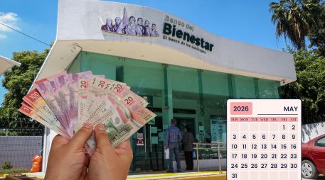 El más reciente pago de la Pensión Bienestar se realizó en marzo, correspondiente al bimestre marzo-abril, por lo que el siguiente pago abarcará el periodo mayo-junio. ESPECIAL / EL INFORMADOR y CANVA