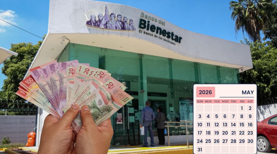El más reciente pago de la Pensión Bienestar se realizó en marzo, correspondiente al bimestre marzo-abril, por lo que el siguiente pago abarcará el periodo mayo-junio. ESPECIAL / EL INFORMADOR y CANVA