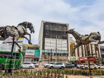 Las Tres Gracias, de Sergio Garval, fueron reubicadas en Plaza República de Guadalajara. EL INFORMADOR/A.NAVARRO