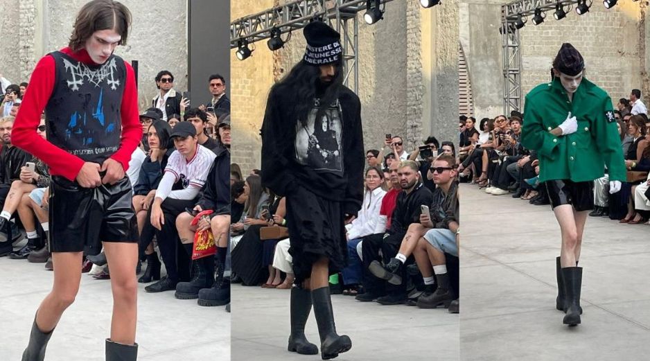Looks negros de estética punk evocan rebeldía y remiten a bandas como Kiss y Joy Division. EL INFORMADOR/A.SOLIS