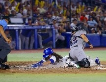 Hamilton anotó la quinta carrera en bola ocupada, en una de las acciones mas emocionantes del juego. CORTESÍA/Charros de Jalisco