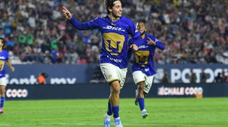 Jordan Carrillo celebra su gol, el que puso cifras definitivas al marcador. IMAGO7/O. Puga