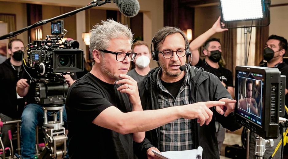 Carlos Bátiz y Carlos Carrera, directores del documental “Azul Oscuro, Azul Celeste”. ESPECIAL