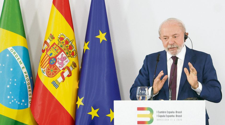 Luiz Inácio Lula da Silva defendió la democracia y el multilateralismo durante su visita oficial a España. EFE