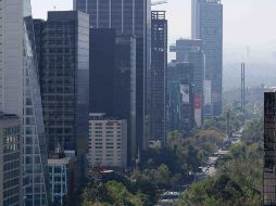 La contaminación era alta la mañana de este sábado en la Ciudad de México. SUN/D. Simón