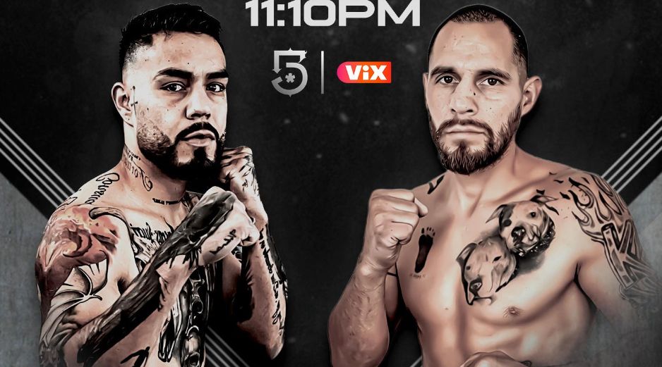 José Miguel Borrego y Mario Pérez pelean en peso wélter. X/TUDNMEX