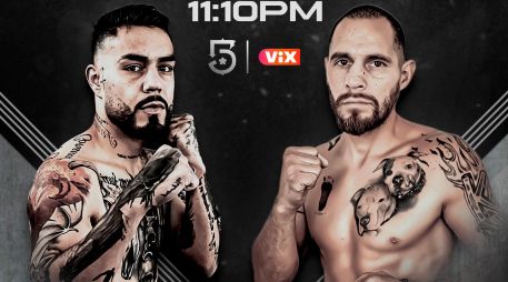 José Miguel Borrego y Mario Pérez pelean en peso wélter. X/TUDNMEX