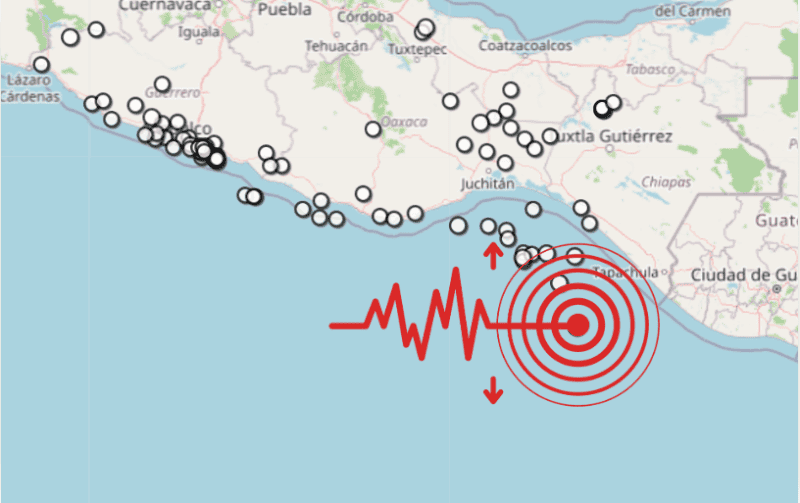 &nbsp;Sismo en Chiapas. ESPECIAL / SSN