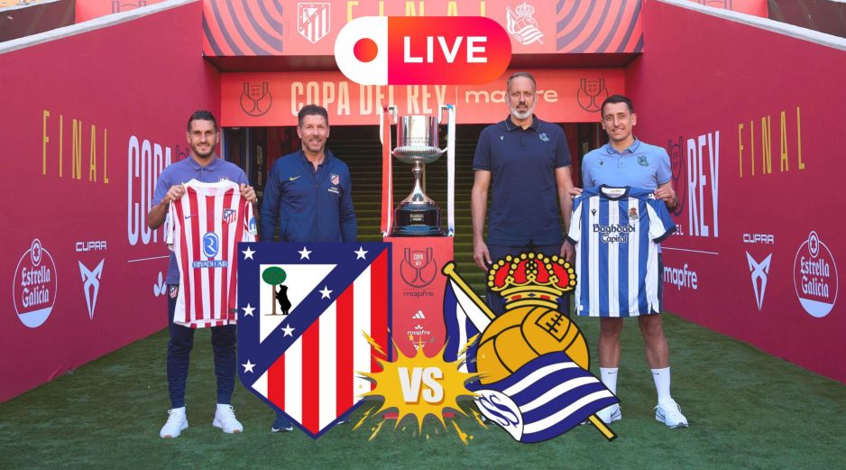 Copa del Rey | Atlético de Madrid vs Real Sociedad | Final EN VIVO | Lo más destacado del partido. EFE / Á. Martínez