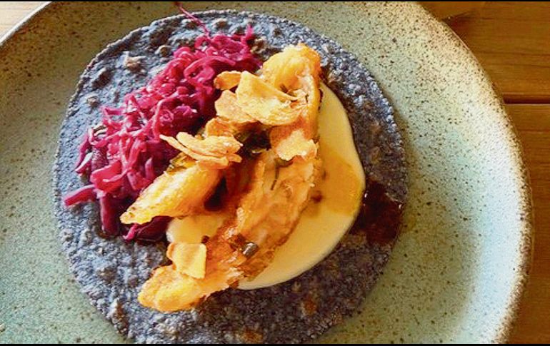 Taco capeado de El Viejo Gacho. CORTESÍA