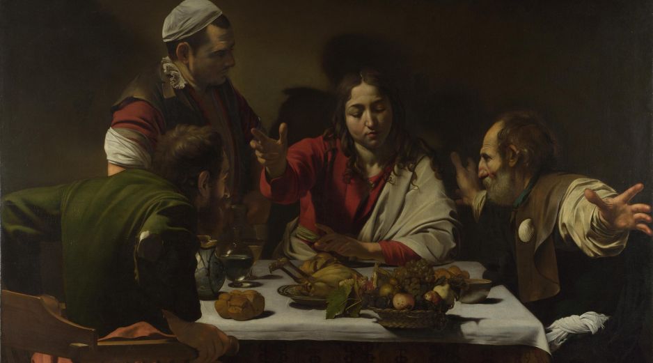 WIKIPEDIA/«Cena de Emaús», de Caravaggio