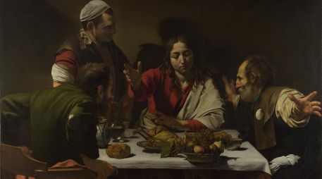 WIKIPEDIA/«Cena de Emaús», de Caravaggio