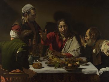 WIKIPEDIA/«Cena de Emaús», de Caravaggio