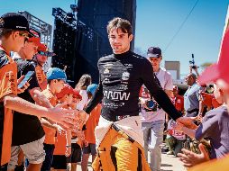Pato O’Ward recorrió el circuito en un tiempo de 1:07.507. AFP