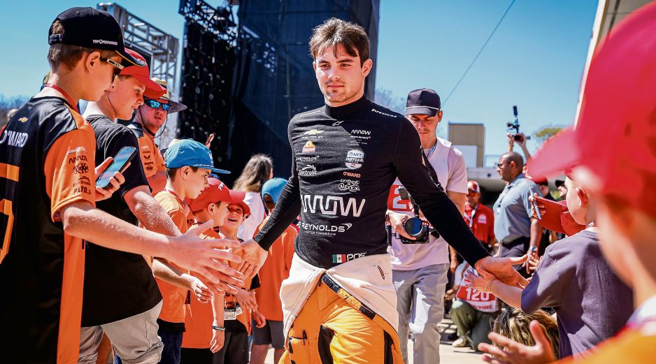 Pato O’Ward recorrió el circuito en un tiempo de 1:07.507. AFP