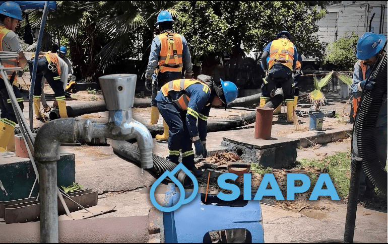 El Siapa detalló que pondrá a disposición de los usuarios de las colonias de Guadalajara afectadas la entrega de pipas de agua gratuitas en caso de requerirlas. ESPECIAL/Siapa/Canva