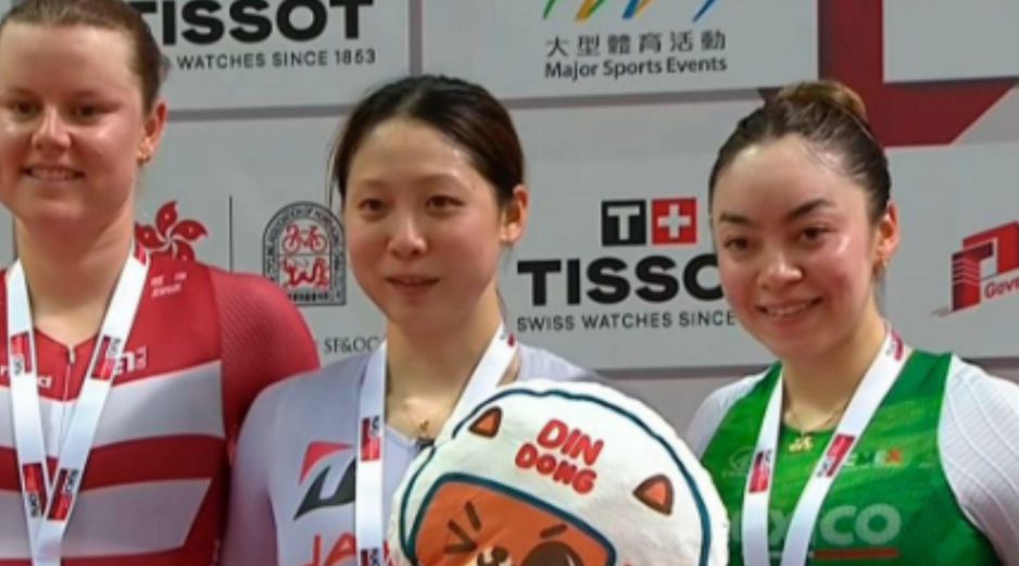 Esta es la primera medalla para México en el Mundial de Ciclismo en Hong Kong. X / @conadeoficial