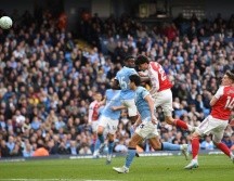Fotografía del partido de la Premier League inglesa entre el Manchester City y el Arsenal FC. EFE/EPA/P. Powell
