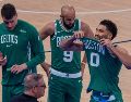 Jayson Tatum sigue jugando como si nunca se hubiera roto el tendón de Aquiles. EFE / ARCHIVO