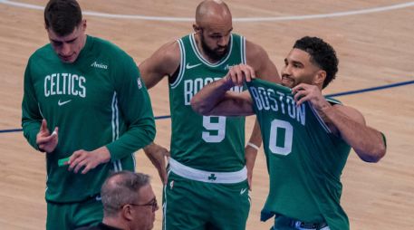 Jayson Tatum sigue jugando como si nunca se hubiera roto el tendón de Aquiles. EFE / ARCHIVO