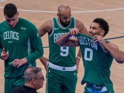 Jayson Tatum sigue jugando como si nunca se hubiera roto el tendón de Aquiles. EFE / ARCHIVO