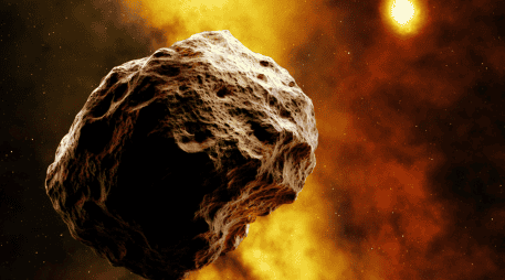 Tras su descubrimiento, las primeras proyecciones lo catalogaron como un objeto potencialmente riesgoso, lo que encendió las alarmas de las agencias espaciales internacionales debido a su imponente tamaño. CANVA