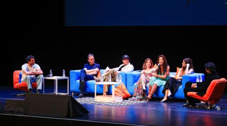 Nicole Wallace reconoció que formar parte de dicha serie, dirigida por Francisca Alegría y Andrés Wood, ha sido un orgullo por el aprendizaje de compartir espacios con otras mujeres talentosas. EL INFORMADOR / J. ACOSTA