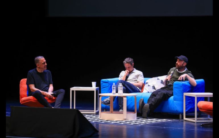 este domingo 19 de abril se llevó a cabo la Master Class “La internacionalización del cine chileno: La historia de Fábula”, liderada por el aclamado director Pablo Larraín y el productor Juan de Dios Larraín, fundadores de la casa productora chilena Fábula. EL INFORMADOR / J. Acosta