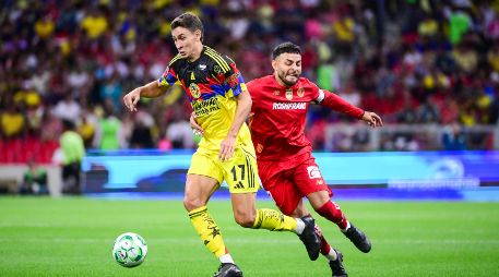 Uno de los encuentros más atractivos de la jornada fue el América contra Toluca, disputado en el Estadio Azteca. IMAGO7.