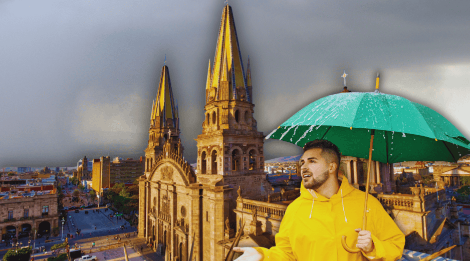 La mayor probabilidad de lluvia en Guadalajara no será por la mañana, sino que se concentrará a partir del mediodía y se extenderá durante gran parte de la tarde. ESPECIAL / CANVA