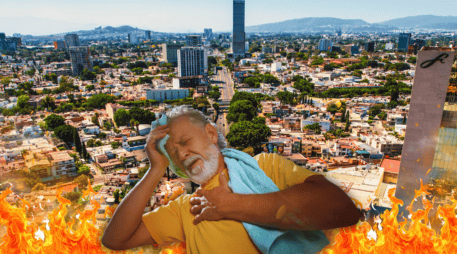 Descubre qué está pasando exactamente con el calor en Guadalajara y la solución natural que podría refrescar nuestras calles de inmediato. EL INFORMADOR / A. Navarro / ESPECIAL / CANVA