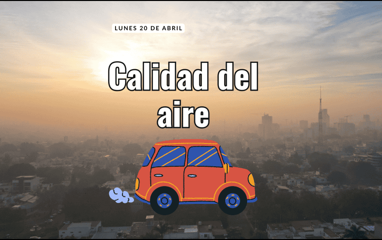 Este lunes 20 de abril se registra calidad del aire aceptable en la zona centro de Guadalajara. EL INFORMADOR / ARCHIVO