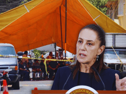 Claudia Sheinbaum Pardo lamentó el feminicidio de la joven Edith Guadalupe, la semana pasada en la Ciudad de México. EFE / S. Gutiérrrez / SUN / ARCHIVO