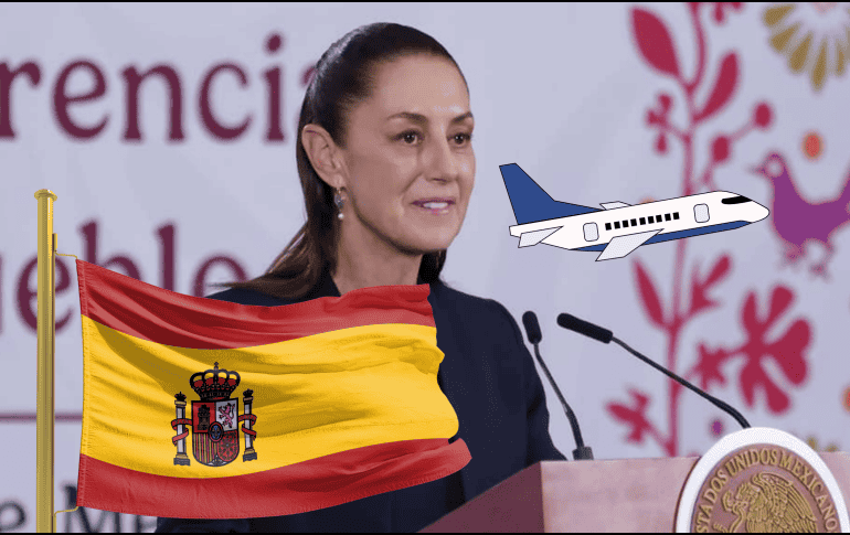 Sheinbaum descartó que durante su reunión con Sánchez Pérez-Castejón se haya hablado sobre la visita del Rey de España, Felipe VI, a MéxicoSUN / F. ROJAS