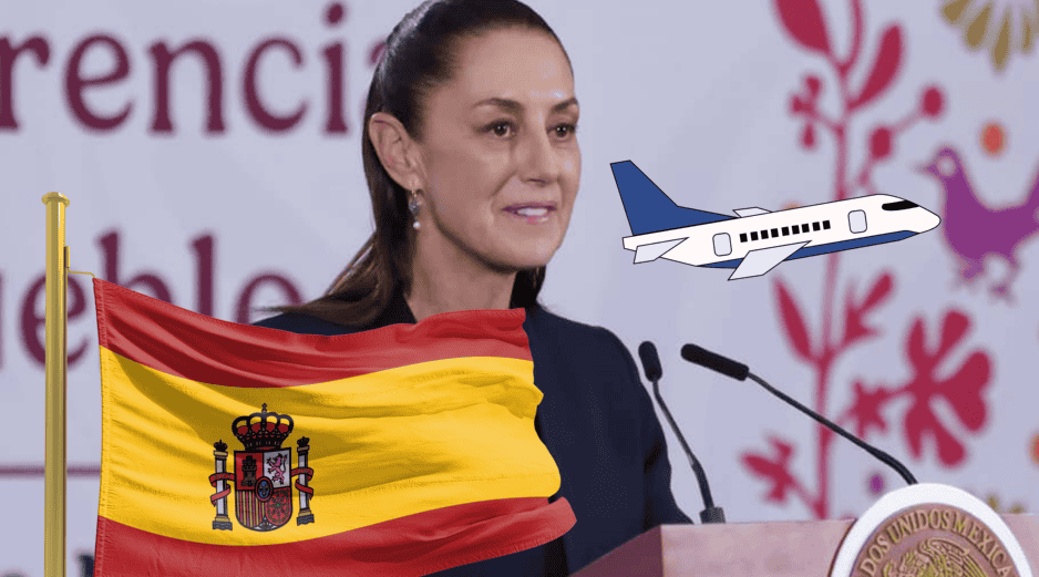 Sheinbaum descartó que durante su reunión con Sánchez Pérez-Castejón se haya hablado sobre la visita del Rey de España, Felipe VI, a MéxicoSUN / F. ROJAS