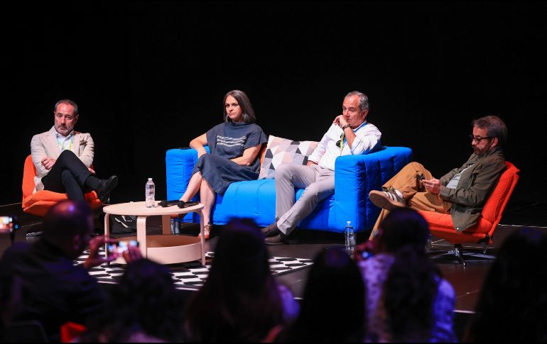 Panel: Incentivos Cinematograficos en: Portugal, España y Mexico en el FICG 41 en el que se presentó el apoyo EFICA. EL INFORMADOR / J. Acosta