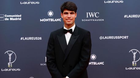 Ganador de 26 títulos ATP y actual número 2 del mundo, Alcaraz conquistó 8 torneos el año pasado; este año ganó en Australia y en Doha. EFE / J. J. Guillén