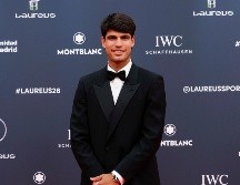 Ganador de 26 títulos ATP y actual número 2 del mundo, Alcaraz conquistó 8 torneos el año pasado; este año ganó en Australia y en Doha. EFE / J. J. Guillén