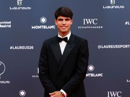 Ganador de 26 títulos ATP y actual número 2 del mundo, Alcaraz conquistó 8 torneos el año pasado; este año ganó en Australia y en Doha. EFE / J. J. Guillén