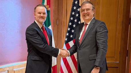 La revisión del T-MEC también pasa por rediseñar cadenas de suministro. EFE/Secretaria de Economía