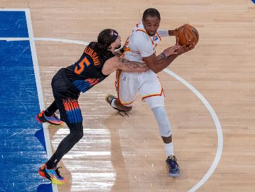 El siguiente partido será el jueves en el nido de los Hawks. EFE/ Ángel Colmenares.