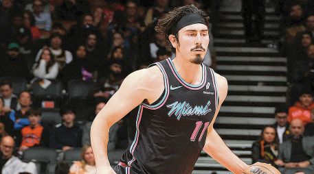 Jiame Jaquez Jr. El mexicano se consolida como una pieza clave del Heat. AFP